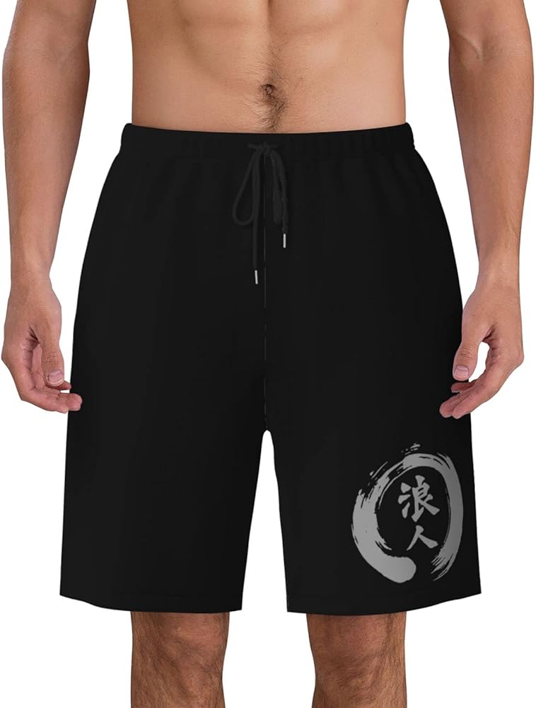Amazon.com: Japanese Kanji Character Ronin Men's Short Pants